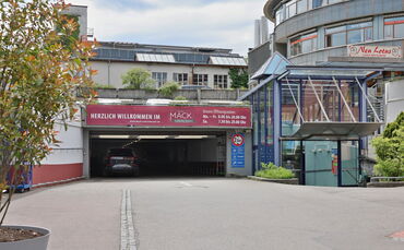 Die Tiefgarage der Einkaufsstraße Endersbach.