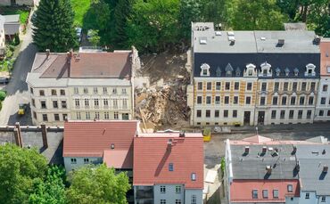 Nach dem Hauseinsturz in Görlitz