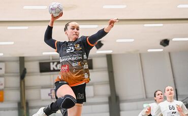 Maxime Luber wird am Samstag, wie Amélie Herzog, ihr letztes Heimspiel für den VfL Waiblingen bestreiten.
