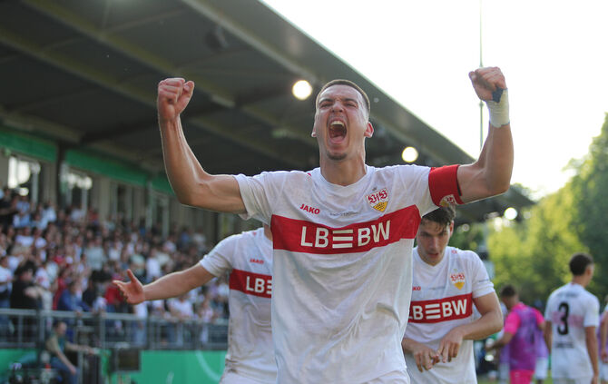 Die U19 des VfB um Ivan Knezevic ist DFB-Pokalsieger.