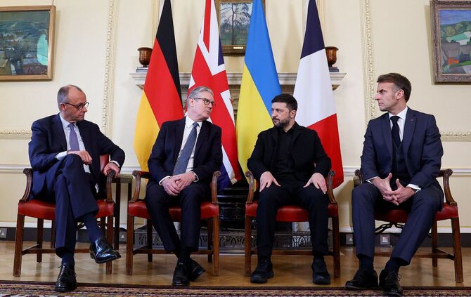 Ukraine-Krieg - Beratungen mit europäischen Partnern in London