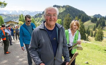 Mitmach-Aktion mit Bundespräsident Steinmeier