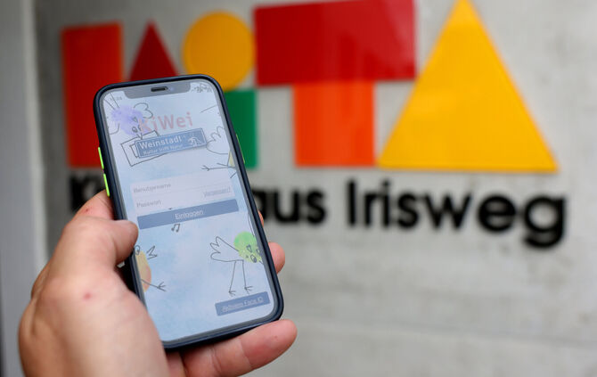 Eine von zwei Pilot-Kitas in Weinstadt: Die Kita-App „KiWei“ wird im Kinderhaus Irisweg in Endersbach schon länger genutzt.