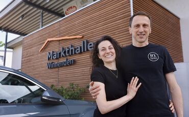 Jasmin Pace und Nedim Solunovic haben in der Markthalle viel vor.