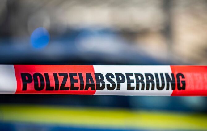 Absperrband der Polizei