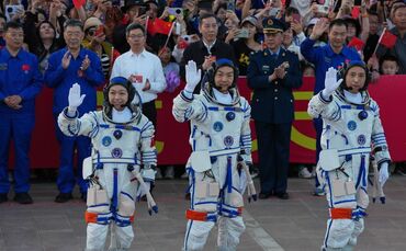 China schickt neue Besatzung zur Raumstation «Tiangong»