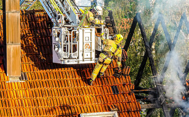 Nach dem Brand ist das Wohnhaus derzeit nicht bewohnbar.