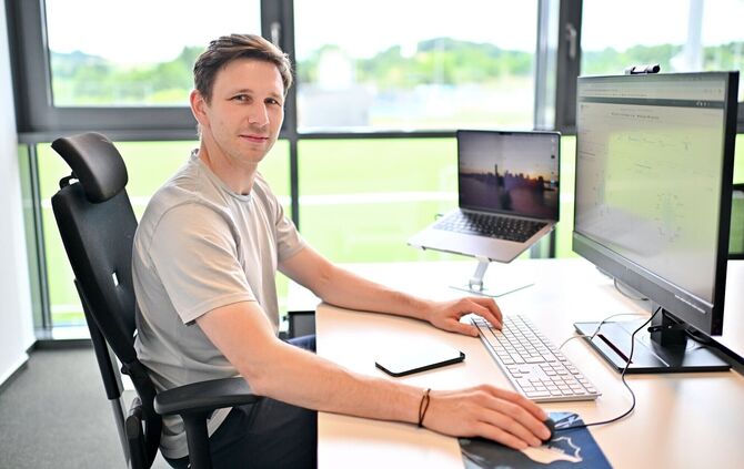 Paul Pajduch hat seinen Vertrag bei der TSG Hoffenheim verlängert. (Archivbild)
