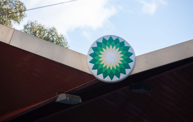 Logo des britischen Ölkonzerns BP