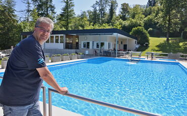 Trotz der Hitze um Pfingsten herum: Der Badebetrieb im Bürger Bädle beginnt erst noch. Der Vorsitzende des betreibenden Vereins,
