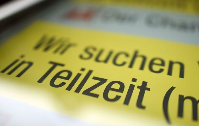 Annonce für Teilzeit