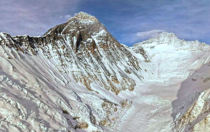 Bergsteiger am Mount Everest
