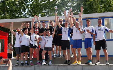Die glücklichen Sieger der 1. Firmen-Olypmics im Rems-Murr-Kreis.
