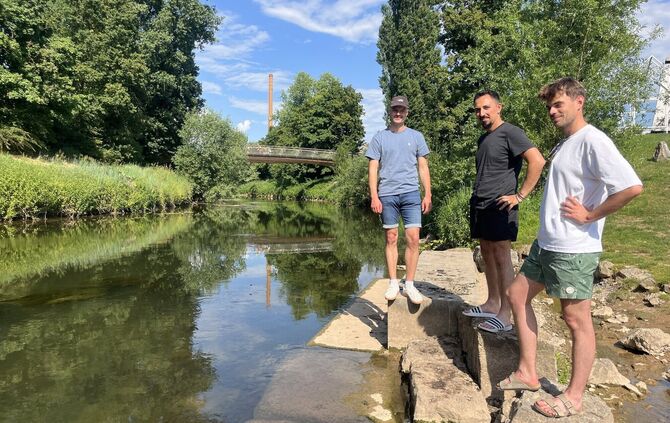 Die Köpfe hinter dem Projekt: Veit Auch (32), Antonios Gampouras (36) und David Auch (29)