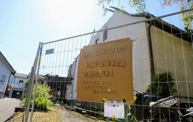 Das Haus in Waiblingen-Bittenfeld ist unbewohnbar.