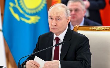 Russlands Präsident Putin in Kasachstan
