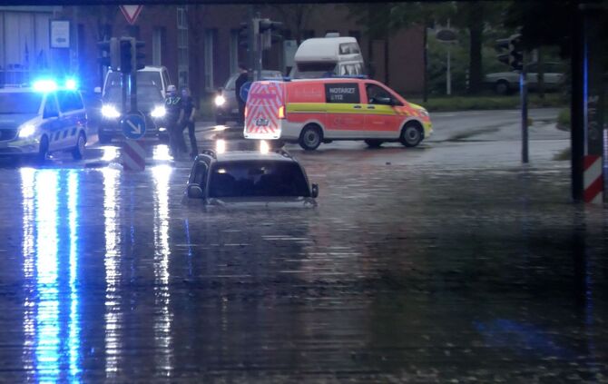 Unwetter in Nordrhein-Westfalen