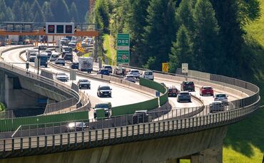 Nach der Demo auf der Brennerautobahn mit Totalsperre