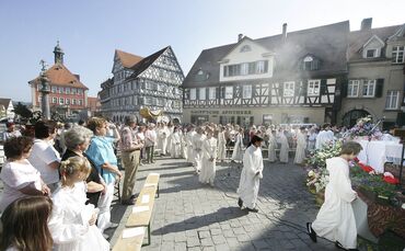 Fronleichnam in Schorndorf (Archivfoto).