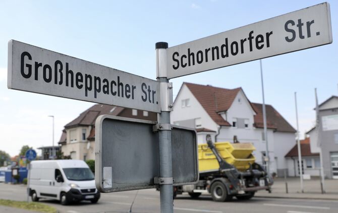 Teile der Schorndorfer Straße (Archivfoto) sind ab sofort vollgesperrt.