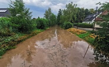 Die Wieslauf bei Schorndorf-Haubersbronn nach dem Starkregen im Juni 2024. (Archivfoto)