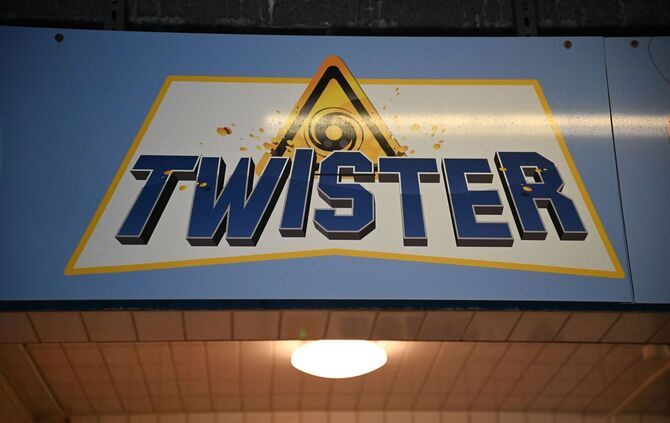 Die Rutsche «Twister« ist 150 Meter lang - Badende können dort bis zu rund 14 Kilometer pro Stunde schnell werden.