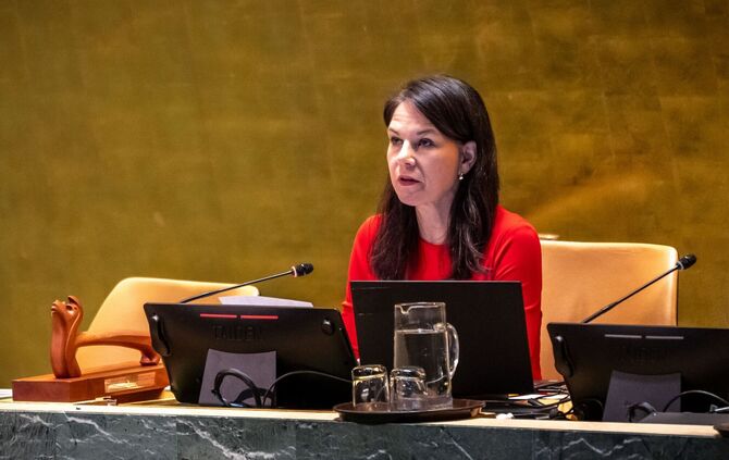Annalena Baerbock bei der UN