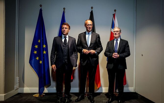 Merz, Macron, Starmer