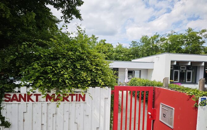 Der katholische Kindergarten Sankt Martin.