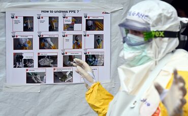 Ebola-Schulung in Brüssel