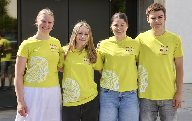 Die "Oberminis" der katholischen Kirchengemeinde Heilig Kreuz in Kernen (v.l.n.r.): Wiktoria Sobiech, Teresa Storck, Magdalena M