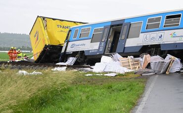 Zusammenstoß von Zug und Lkw in Tschechien
