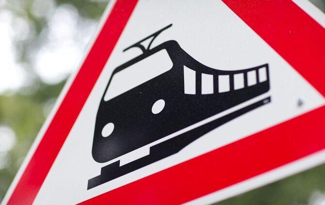 Unfall am Bahnübergang