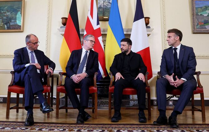 Beratungen mit europäischen Partnern in London