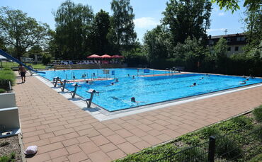 Das Freibad an der Badstraße.
