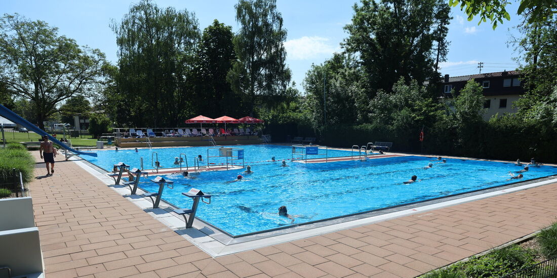 Das Freibad an der Badstraße.