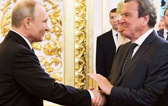 Putin und Schröder