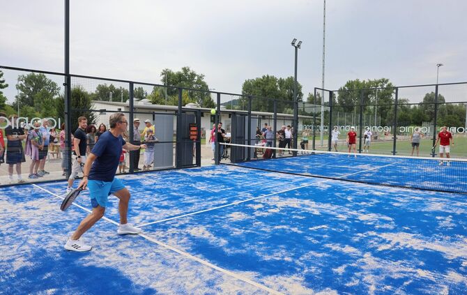 Padel spielen im Sportpark Rems. (Archivbild)