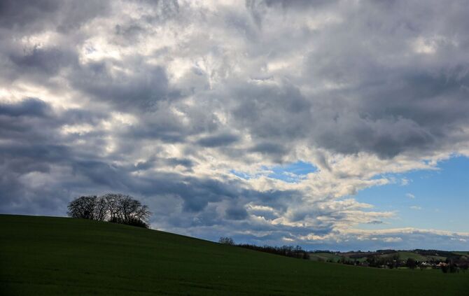 Wolken in Sachsen-Anhalt
