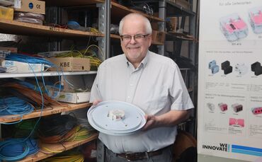 Martin Jungbauer weiß, wie Licht wirkt: Er berät in seiner Firma Dörr & Röger zum Thema Beleuchtungssysteme und baut sie auch ei