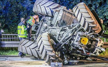 Toter bei Unfall mit Traktor