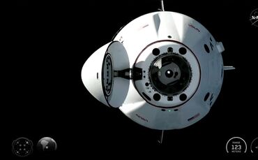In der Dragon-Kapsel kam die SpaceX-Crew 12 im Februar auf die ISS.