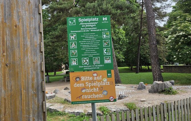 Auf den Spielplätzen in Welzheim ist das Rauchen schon länger untersagt. Jetzt gibt es dazu auch ein Gesetz.