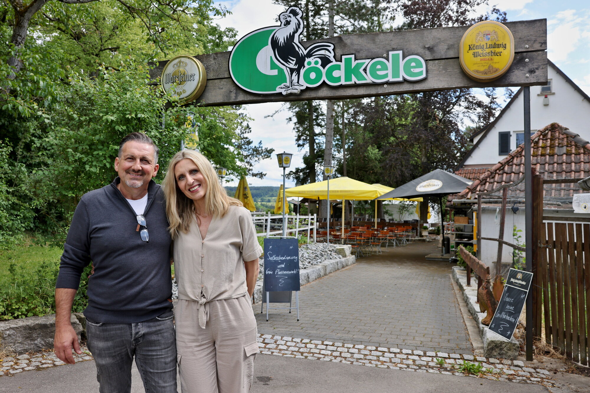 The Göckele beer garden is open again! Gastro experts take over in Berglen
