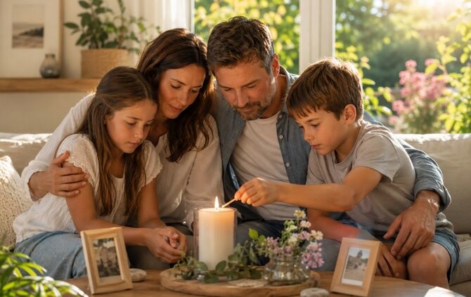 Der Platz eines geliebten Familienmitglieds bleibt spürbar.