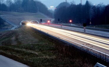 Der Leutenbachtunnel ist ab 21 Uhr nicht befahrbar, so das Landratsamt.