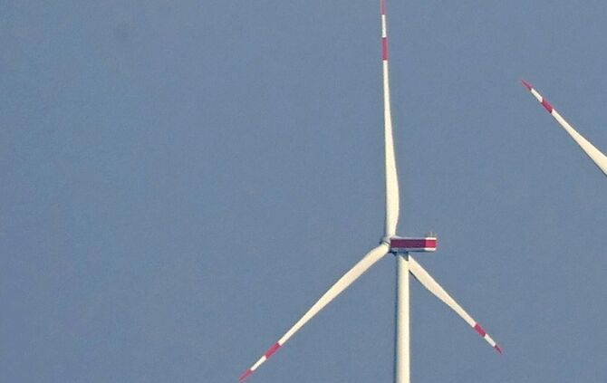 Zwei Windräder könnten perspektivisch auf dem Gewann Oberholz gebaut werden, so können sich Privatleute beteiligen. Archivbild.