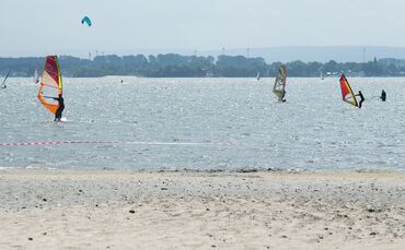 Phosphor am Surferstrand am Steinhuder Meer