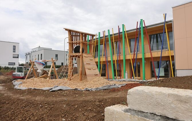 Das neue Kinderhaus "Bienenstöckle" wurde 2024 eröffnet, davor hatte Korb zu wenig Kindergartenplätze. Bleibt die Lage weiterhin