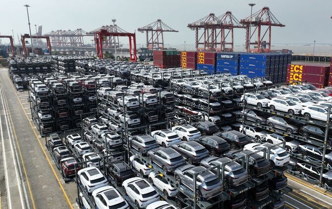 Chinesische E-Autos vor dem Export